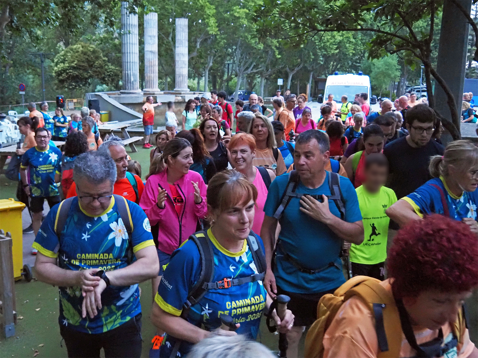 Sortida de la Caminada Nocturna, organitzada pel Centre Excursionista, dins del prÃ²leg de la Festa Major de SÃºria 2025.