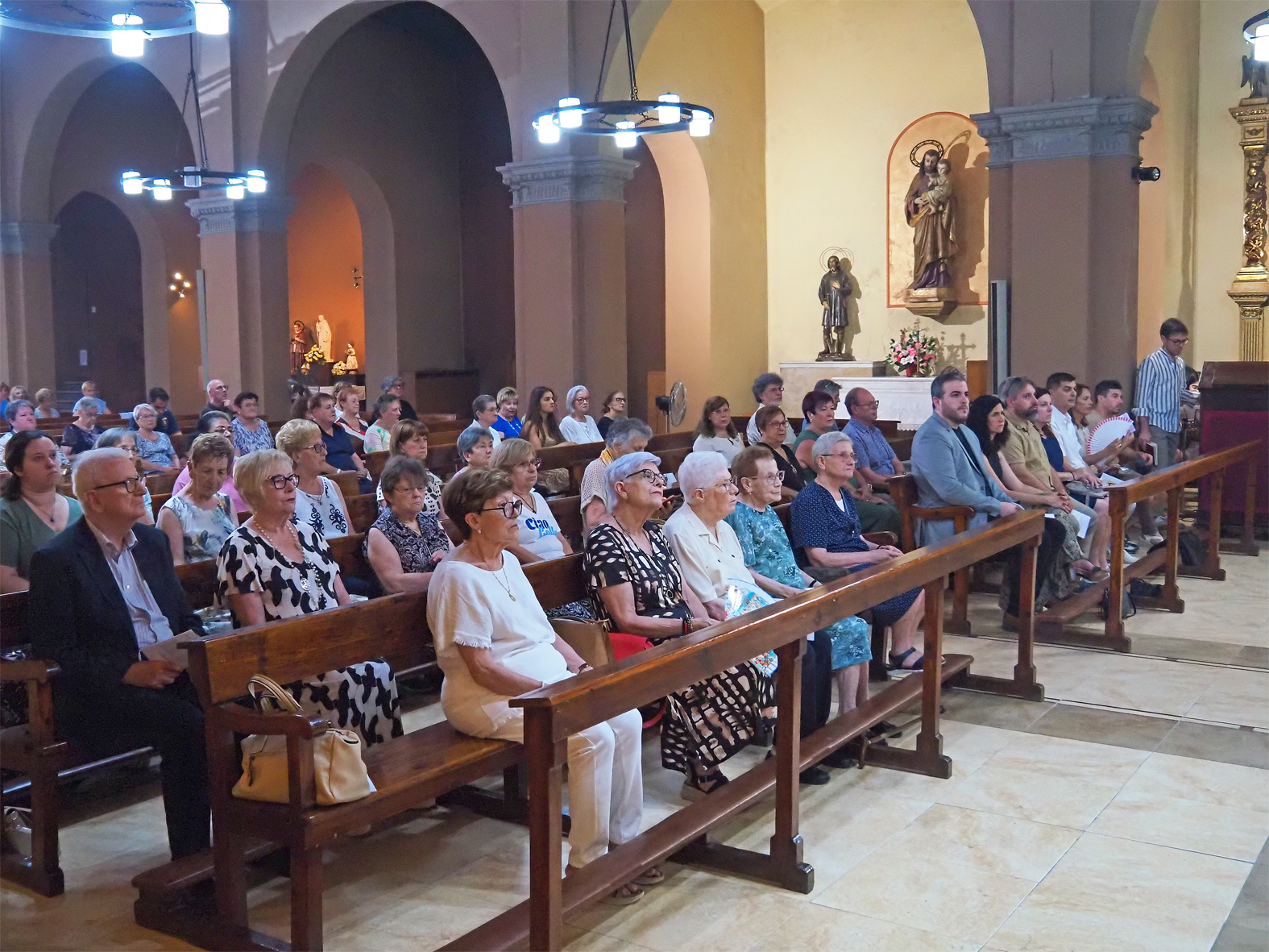 Missa solemne a l'Església Parroquial de Sant Cristòfol, dins de la Festa Major de Súria 2025.