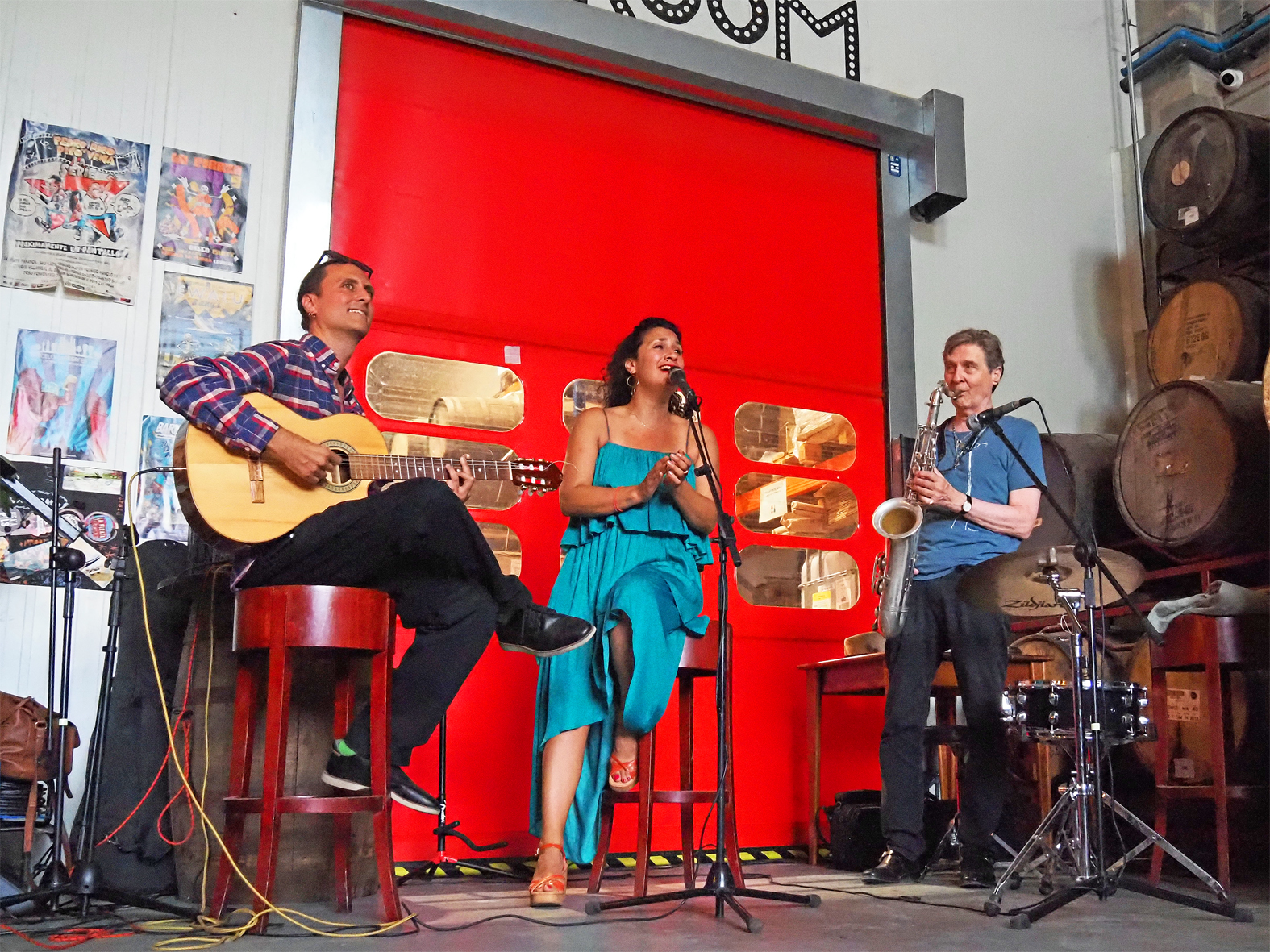 Actuació d'Alba Musik i Tim Ries a La Pirata TapRoom, dins de la Festa Major de Súria 2025.