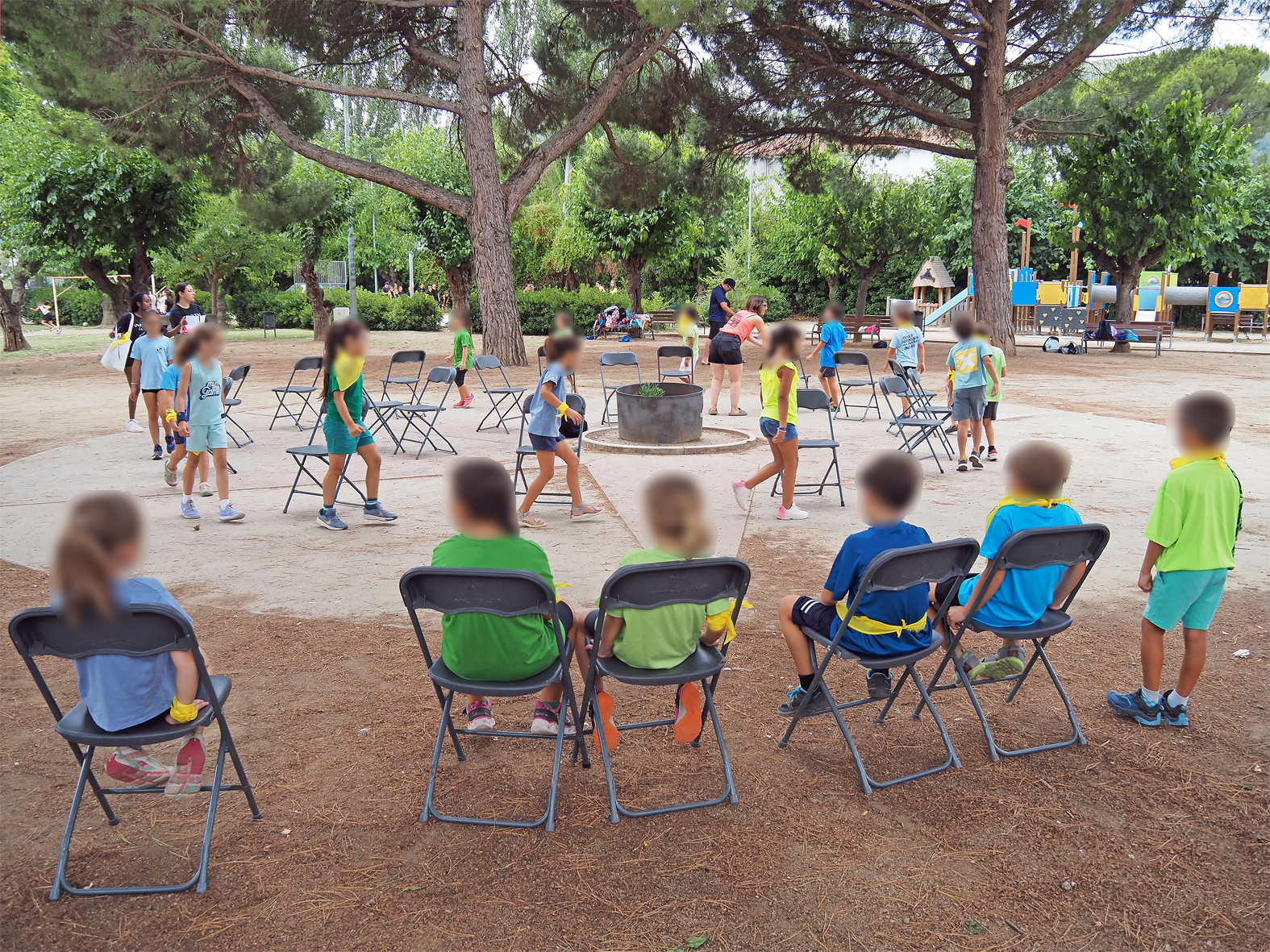 Imatge dels Kampionats Esportius Infantils (KEI) al Parc Municipal Macary i Viader, dins de la Festa Major de Súria 2025.