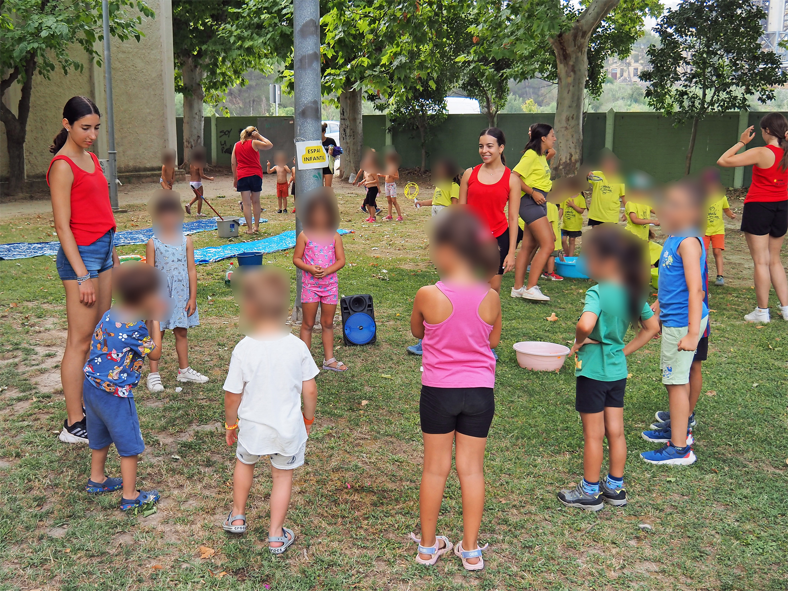 Imatge dels Kampionats Esportius Infantils (KEI) al Parc Municipal Macary i Viader, dins de la Festa Major de Súria 2025.