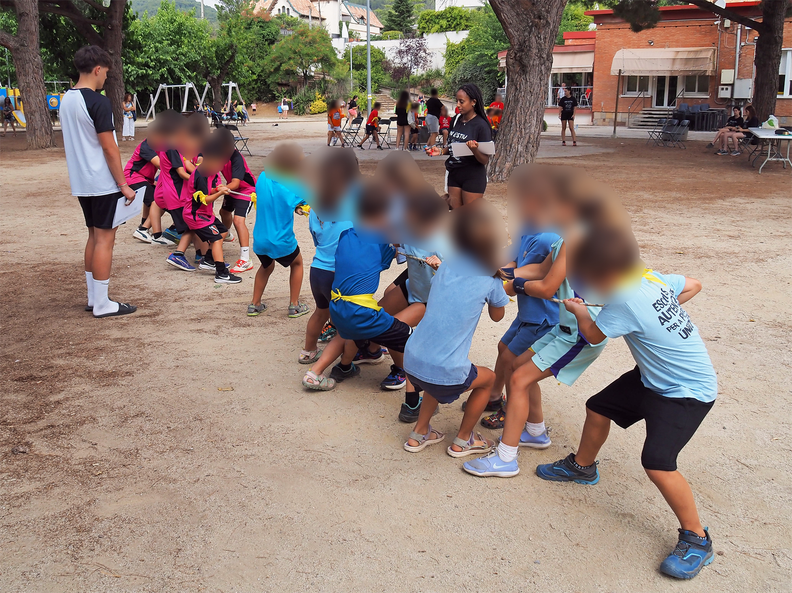 Imatge dels Kampionats Esportius Infantils (KEI) al Parc Municipal Macary i Viader, dins de la Festa Major de Súria 2025.
