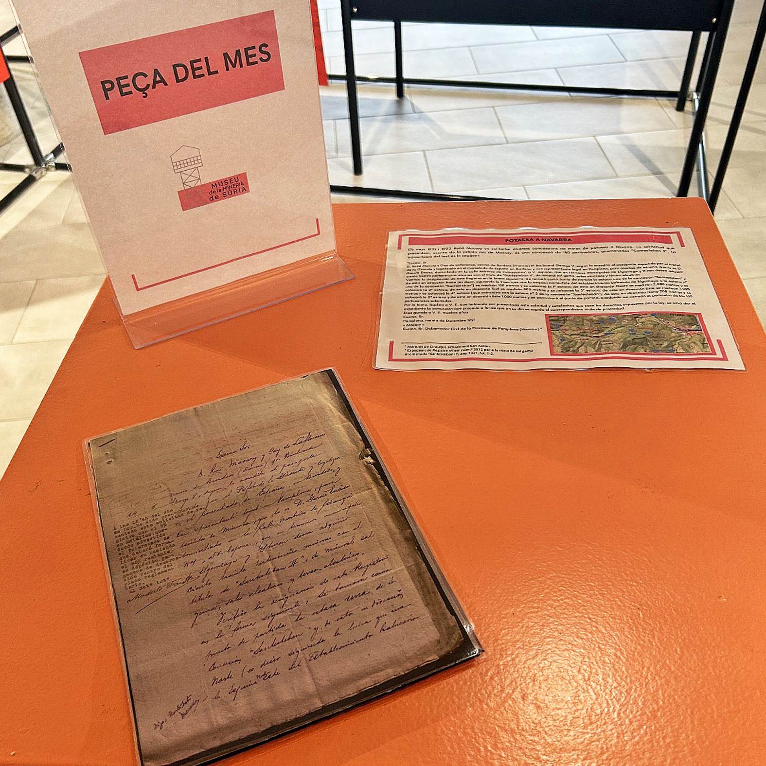 Setembre de 2025 - Sol·licitud de concessió de mines a potassa a Navarra (1921-22), presentada per René Macary.
