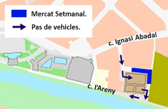 Avís sobre el Mercat Setmanal del dissabte 27 de setembre