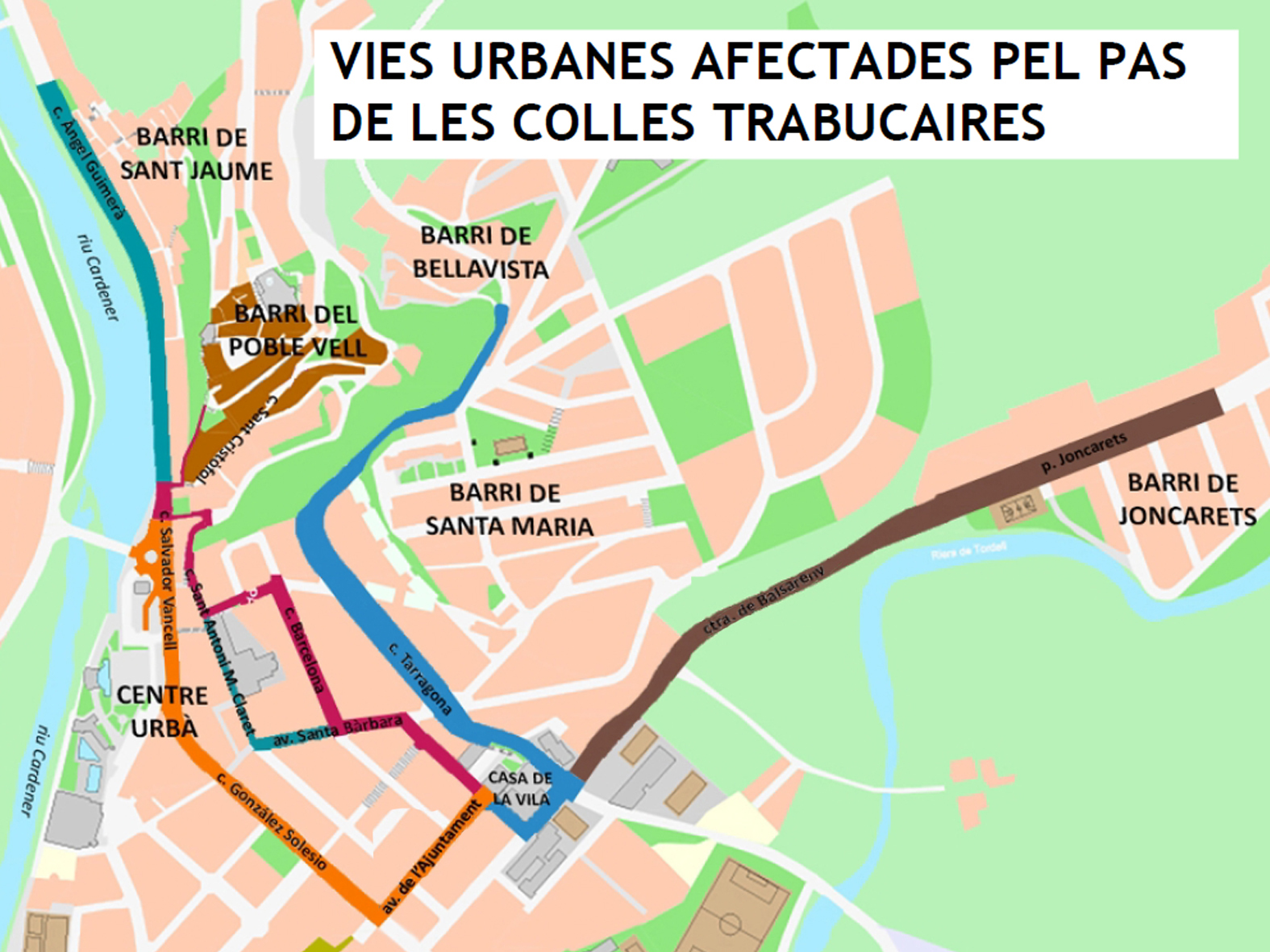 Avís d'afectacions previstes sobre la 43a Trobada Nacional de Trabucaires