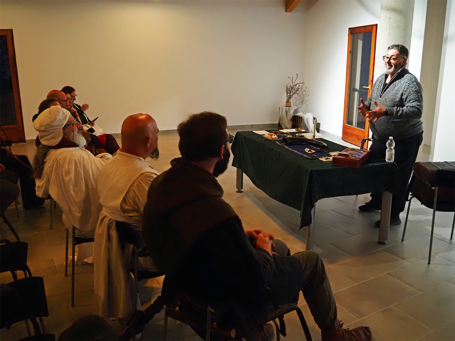 ConferÃ¨ncia sobre la banca medieval a la Sala del Portal, dins de la 22a Fira Medieval dâ€™Oficis de SÃºria.