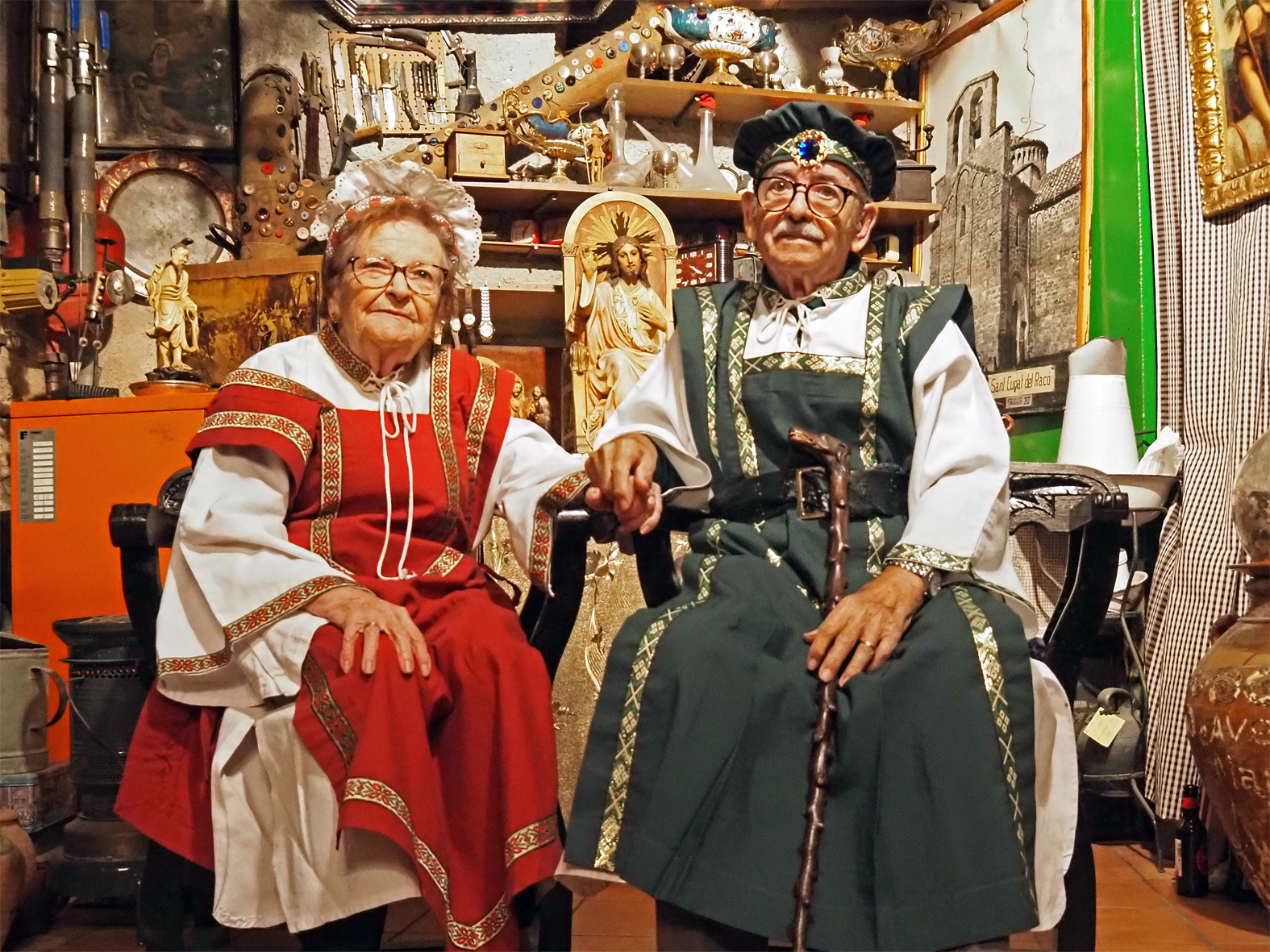 Els antiquaris de la Fira Medieval de Súria, al final de la 22a edició.