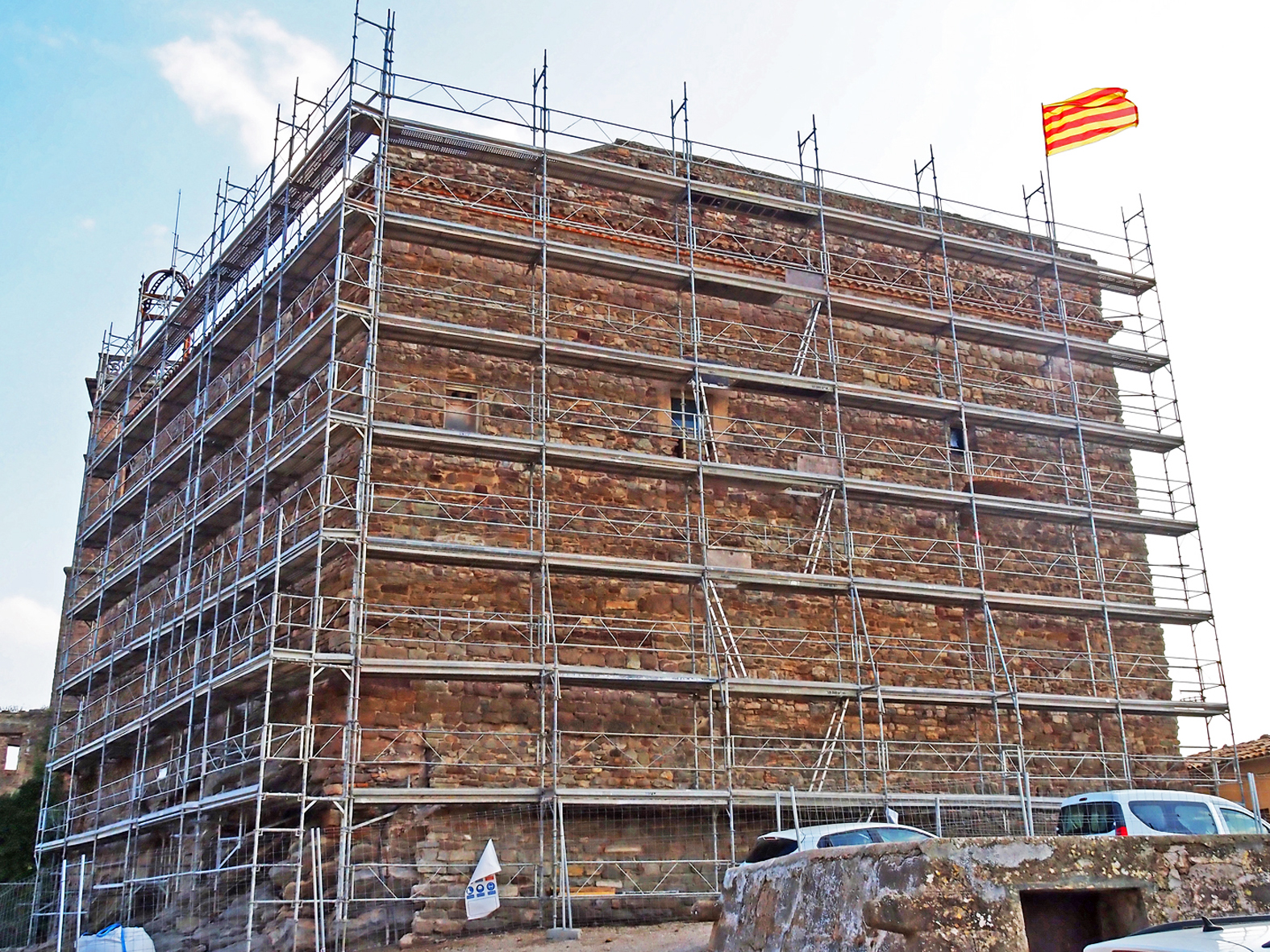 La Diputació de Barcelona elabora un projecte per poder fer visitable el terrat del Castell