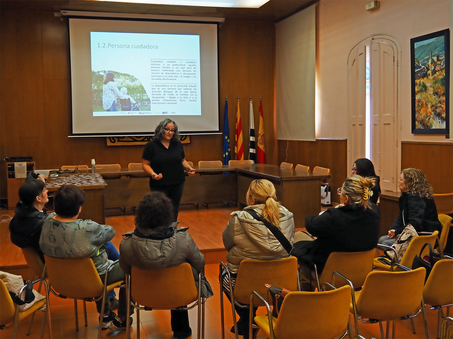 L'Ajuntament porta a terme tallers sobre l'envelliment saludable i el benestar de les persones cuidadores
