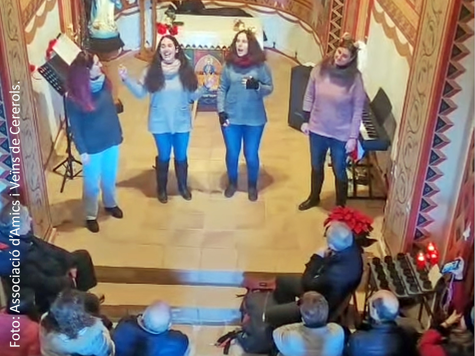 ActuaciÃ³ de Quarta Justa dins de la Festa de la PurÃ­ssima de Cererols (foto: AssociaciÃ³ dâ€™Amics i VeÃ¯ns de Cererols).