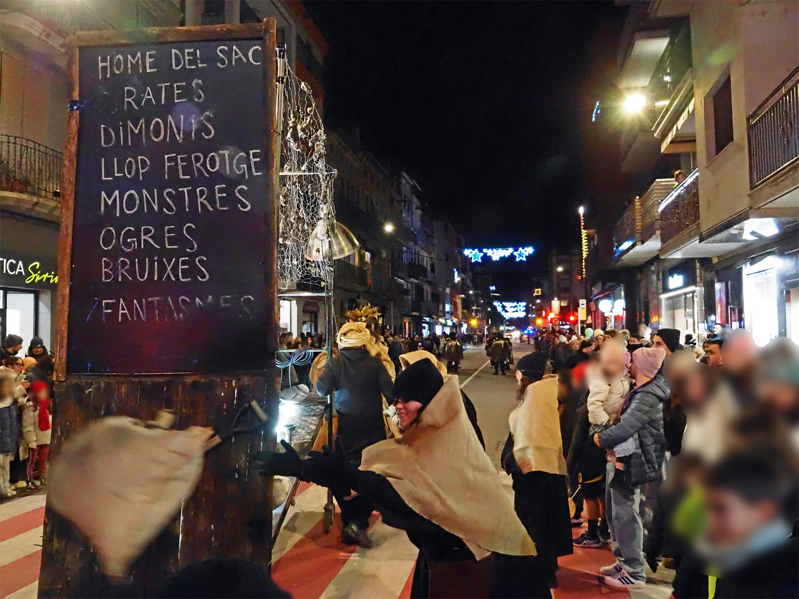 Personatges de la Cavalcada de Reis a S&uacute;ria.