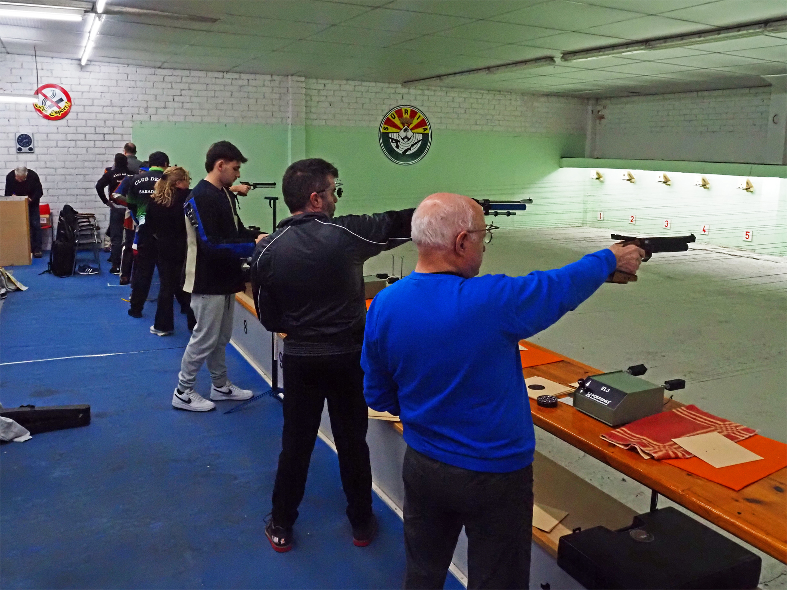 Participants de la 30a Tirada Esportiva de Sant SebastiÃ .