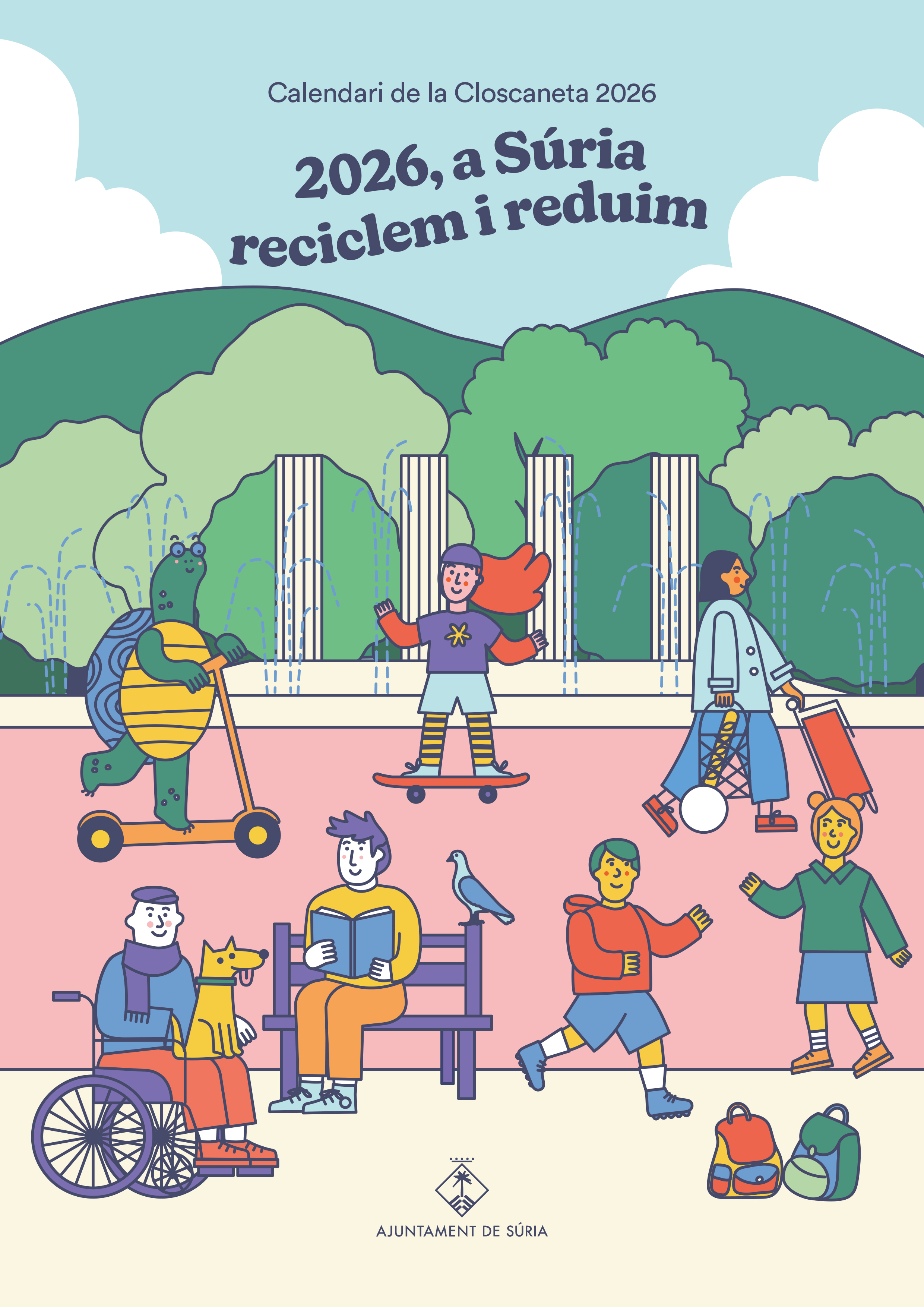 El reciclatge i la reducció de residus, temes centrals del calendari de la Closcaneta per a aquest any 2026