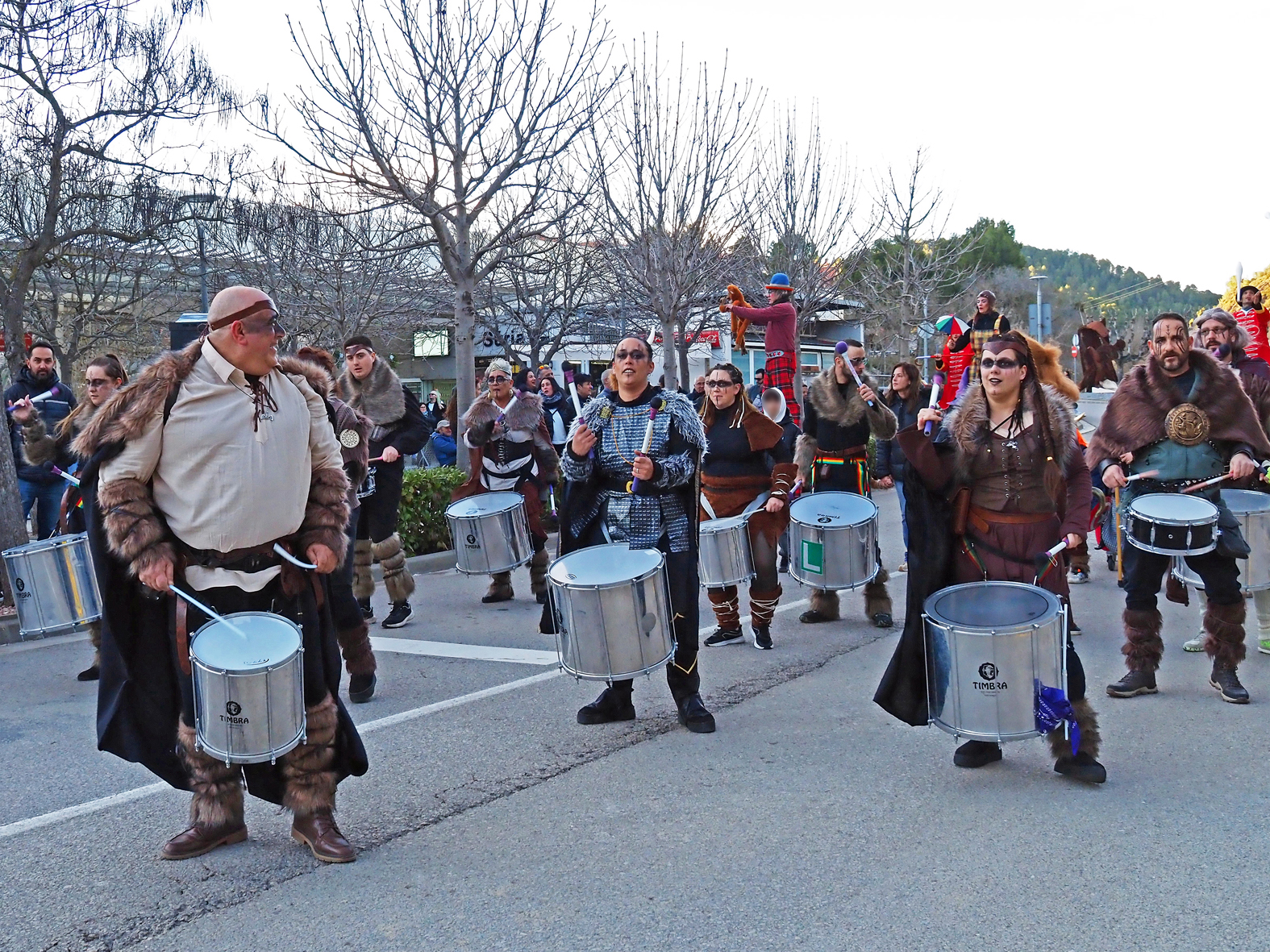 Batucada de la rua del Carnestoltes de SÃºria.