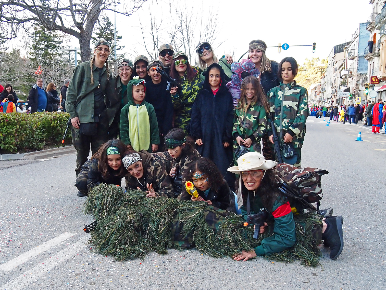 Participants en la rua del Carnestoltes de SÃºria.