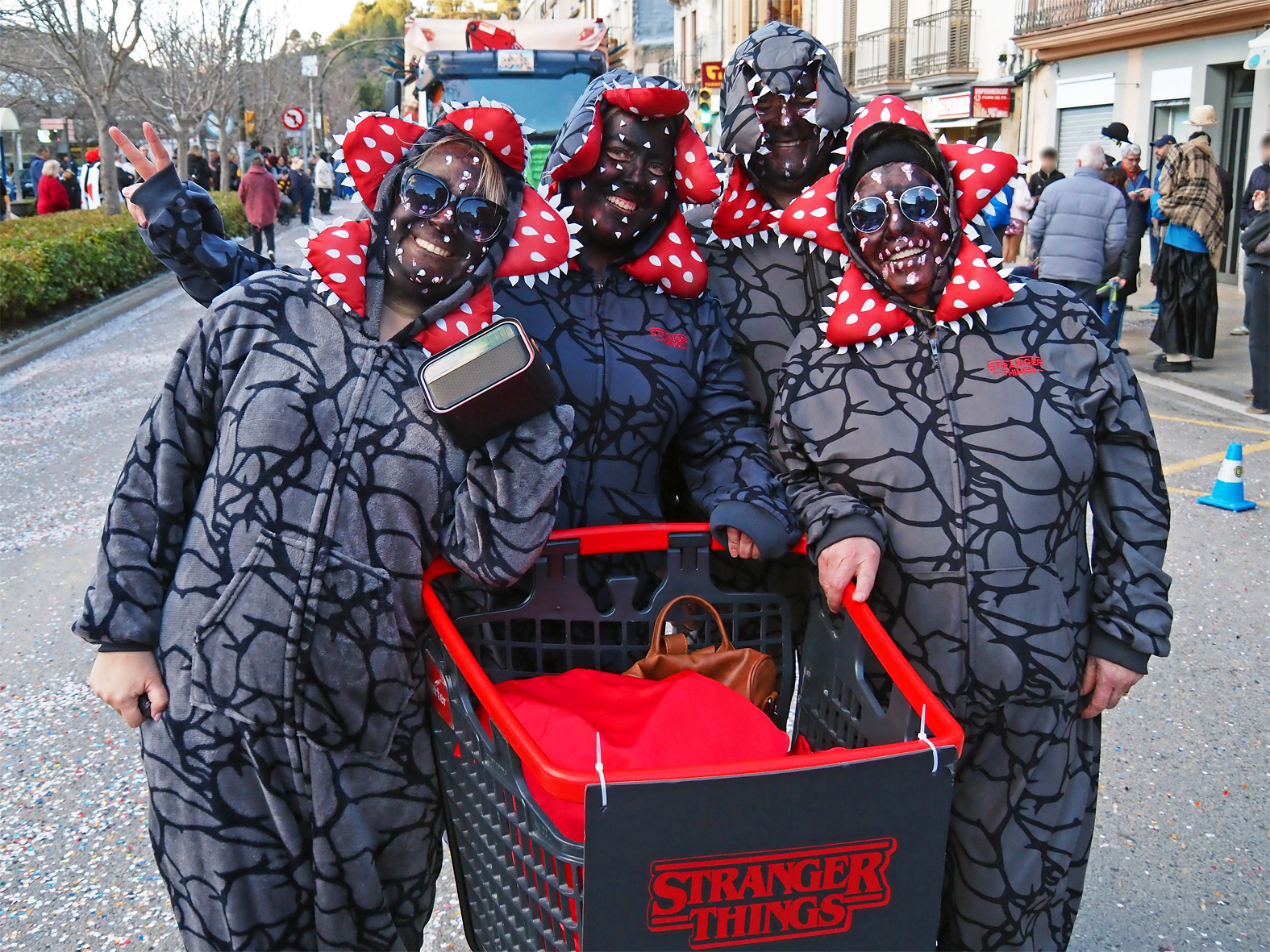 Participants en la rua del Carnestoltes de SÃºria.