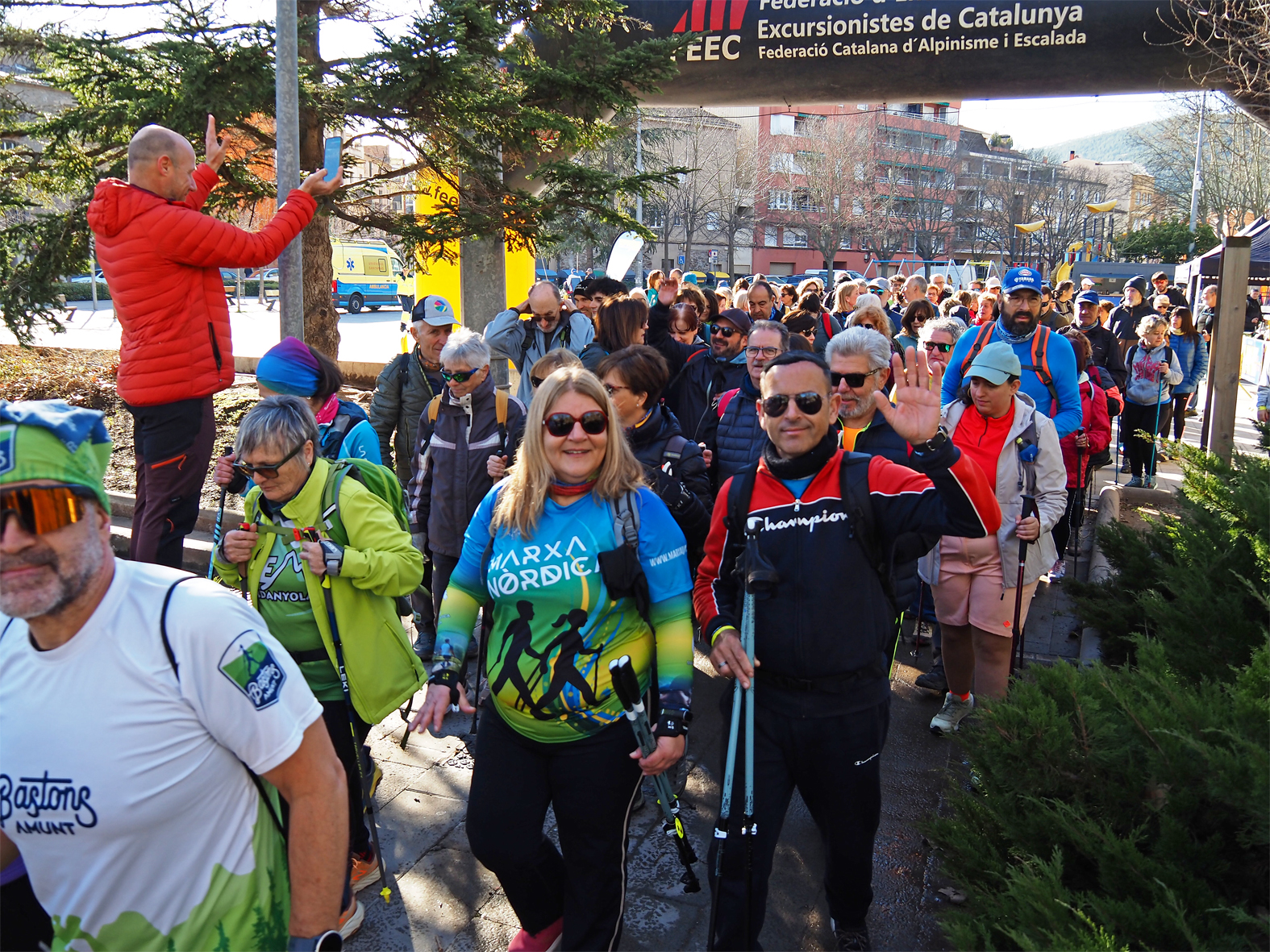 Sortida de la 3a Matinal de Marxa N&ograve;rdica i Senderisme per la Salut de S&uacute;ria.