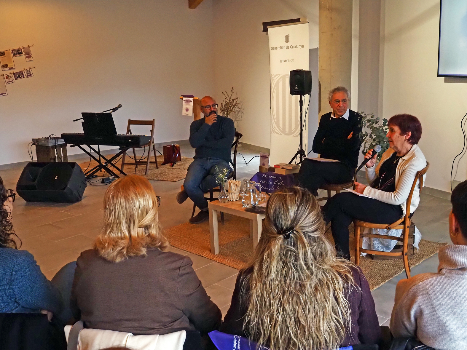 Tert&uacute;lia de l'acte institucional del Dia Internacional de les Dones a S&uacute;ria.