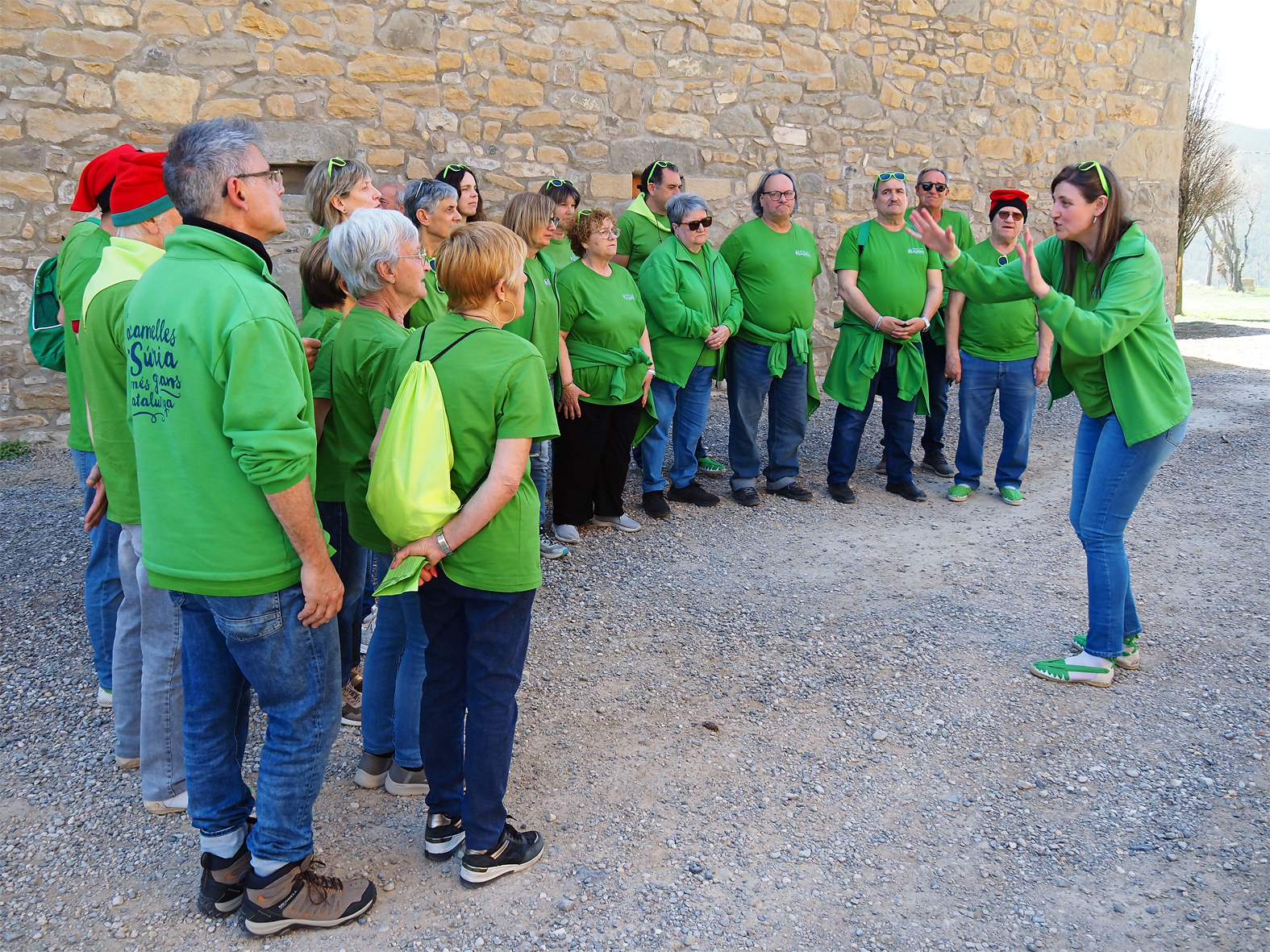 Actuaci&oacute; de la colla de La Llanterna a Cererols en les Caramelles de S&uacute;ria 2026.
