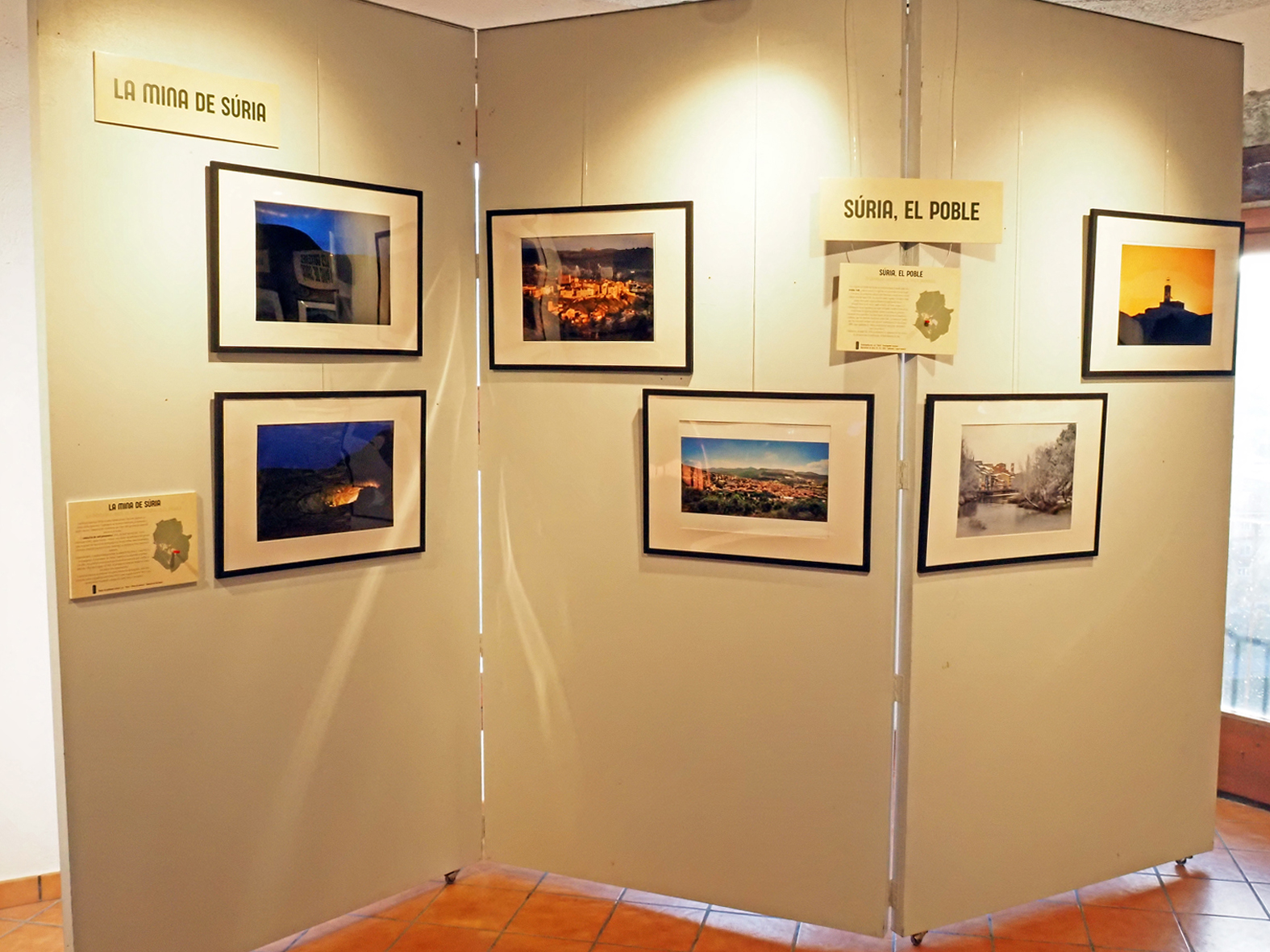 Imatge de l'exposici&oacute; 'Camins i balcons de S&uacute;ria. Mirades de Mart&iacute; Beltran' a la sala Cal Balaguer del Porxo.
