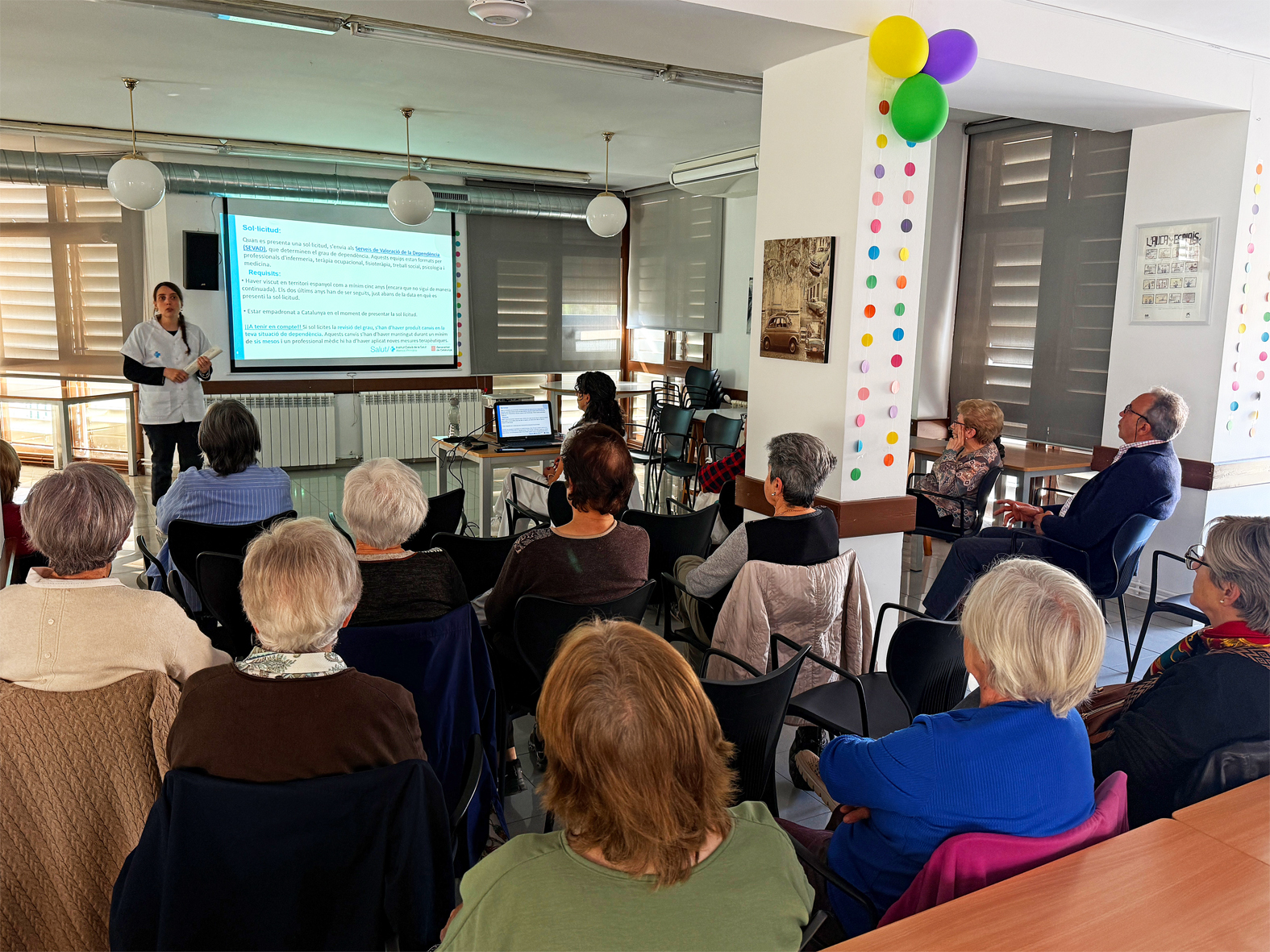 Dijous 16 d'abril de 2026 - Xerrada sobre la Llei de dependÃ¨ncia, dins de la 5a Escola de Salut de SÃºria.