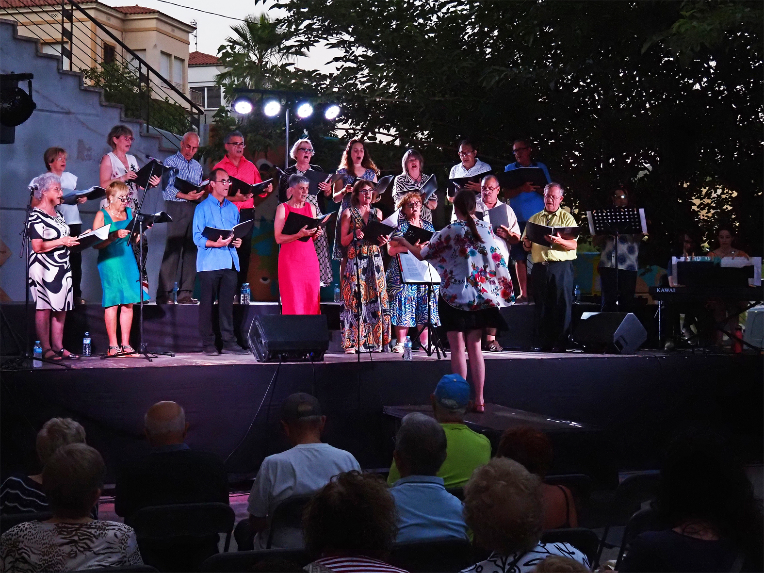 Concert de la Societat Coral La Llanterna, dins del prÃ²leg de la Festa Major de SÃºria.