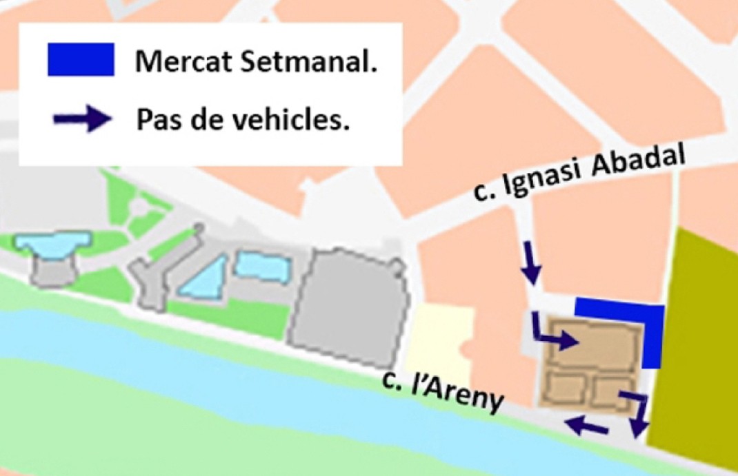 Avís sobre el Mercat Setmanal del dissabte 26 de setembre