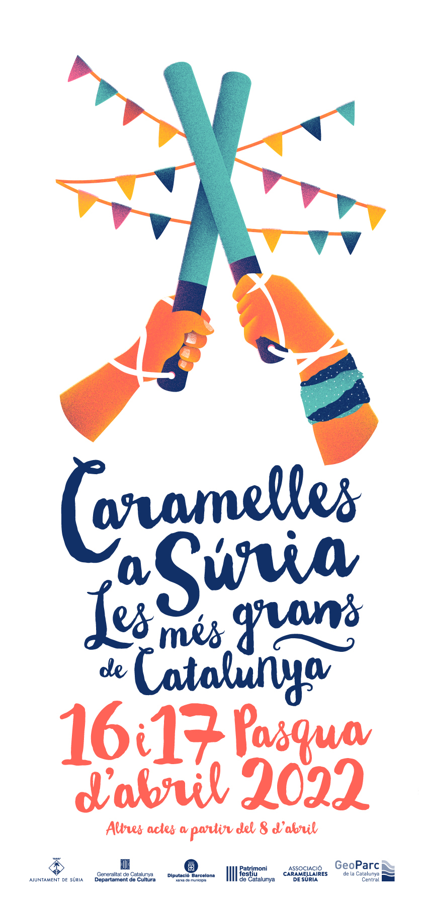 Cartell de les Caramelles de Súria 2022.