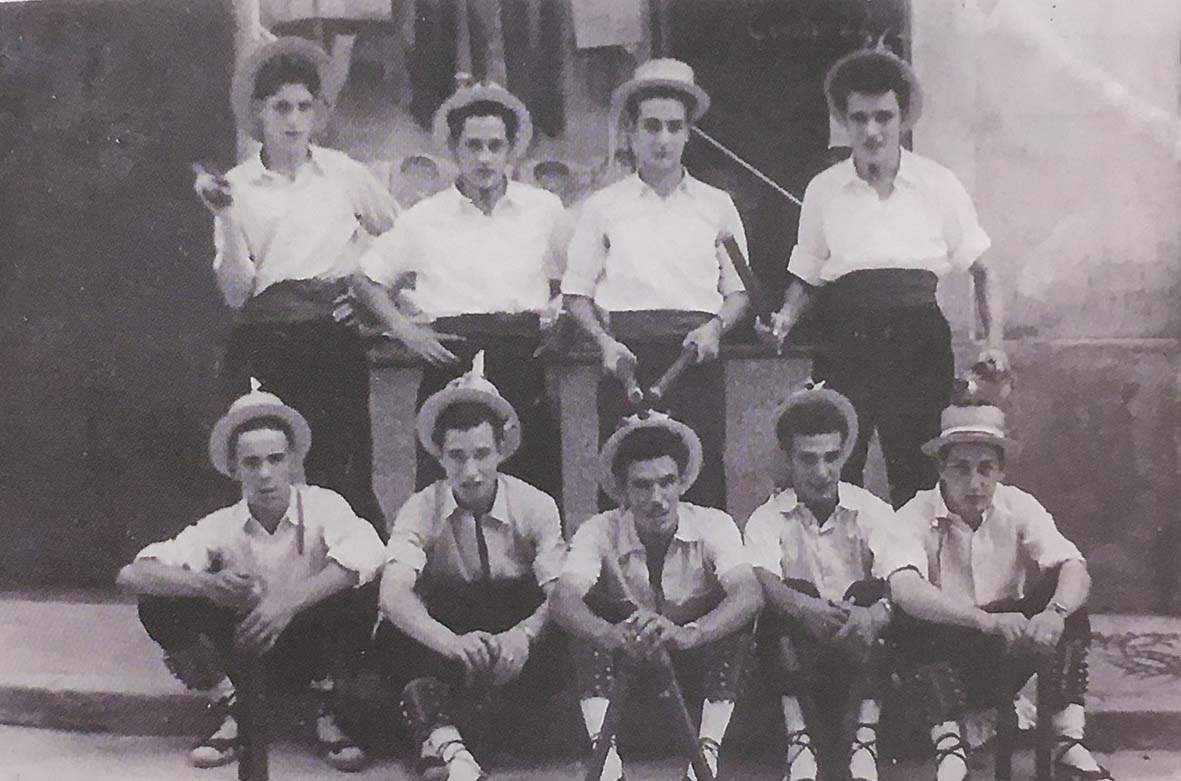 Any 1950 - Colla caramellaire del Llamp (font: llibre 'Les Caramelles de SÃºria' de NÃºria Balaguer i Riera).