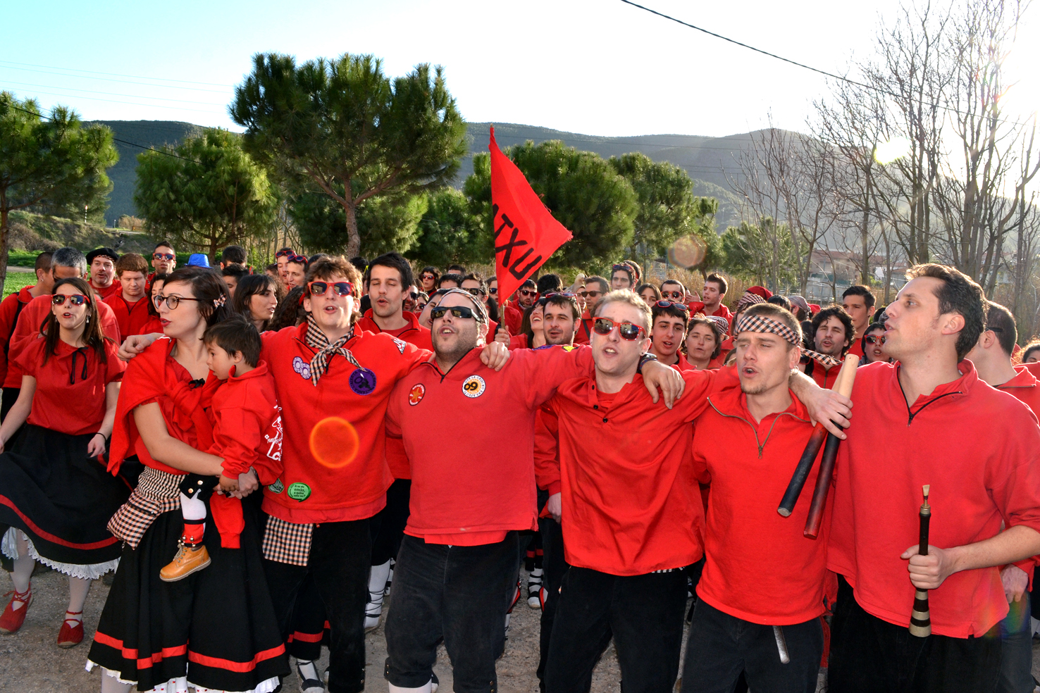 ActuaciÃ³ de la colla de l'Altatxu durant les Caramelles a PagÃ¨s - MarÃ§ de 2013.