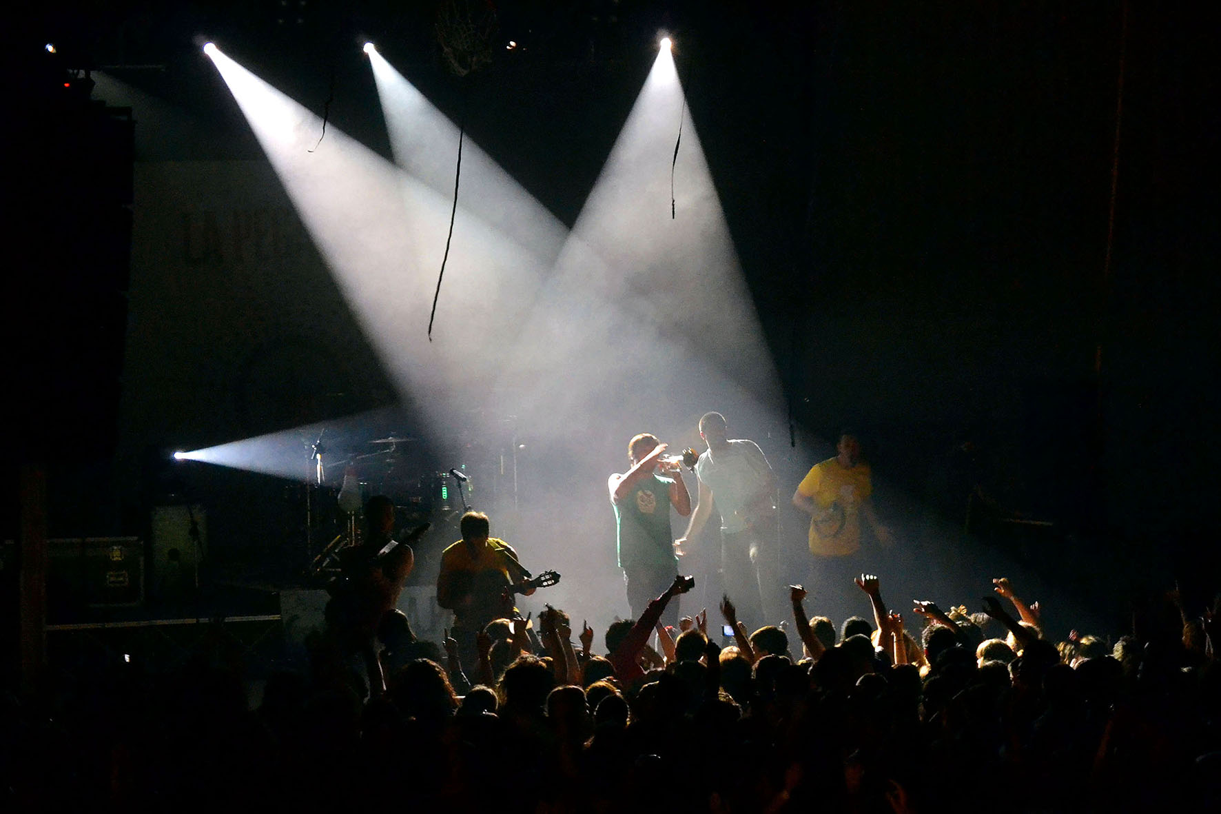 Concert de La Pegatina al PavellÃ³ Municipal d'Esports - Abril de 2014.