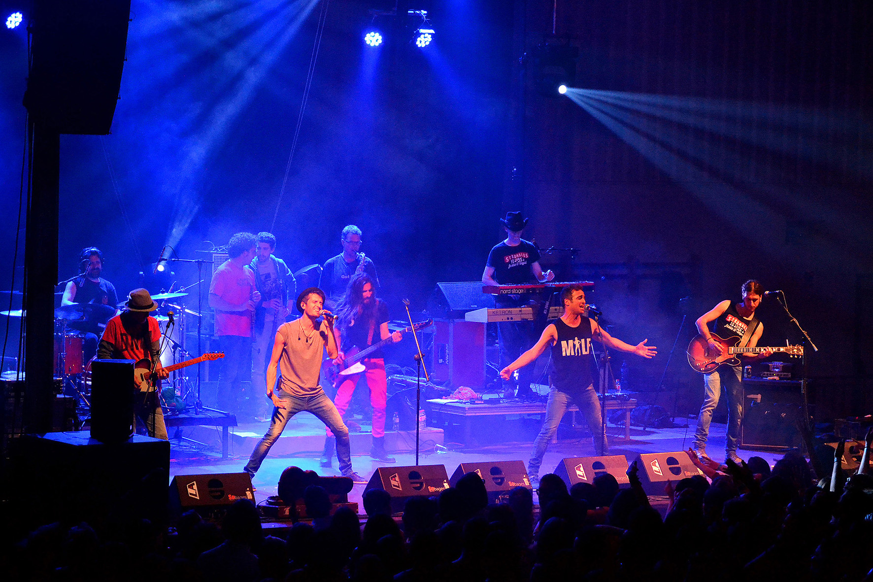 Concert del grup Strombers al PavellÃ³ Municipal d'Esports - Abril de 2015.