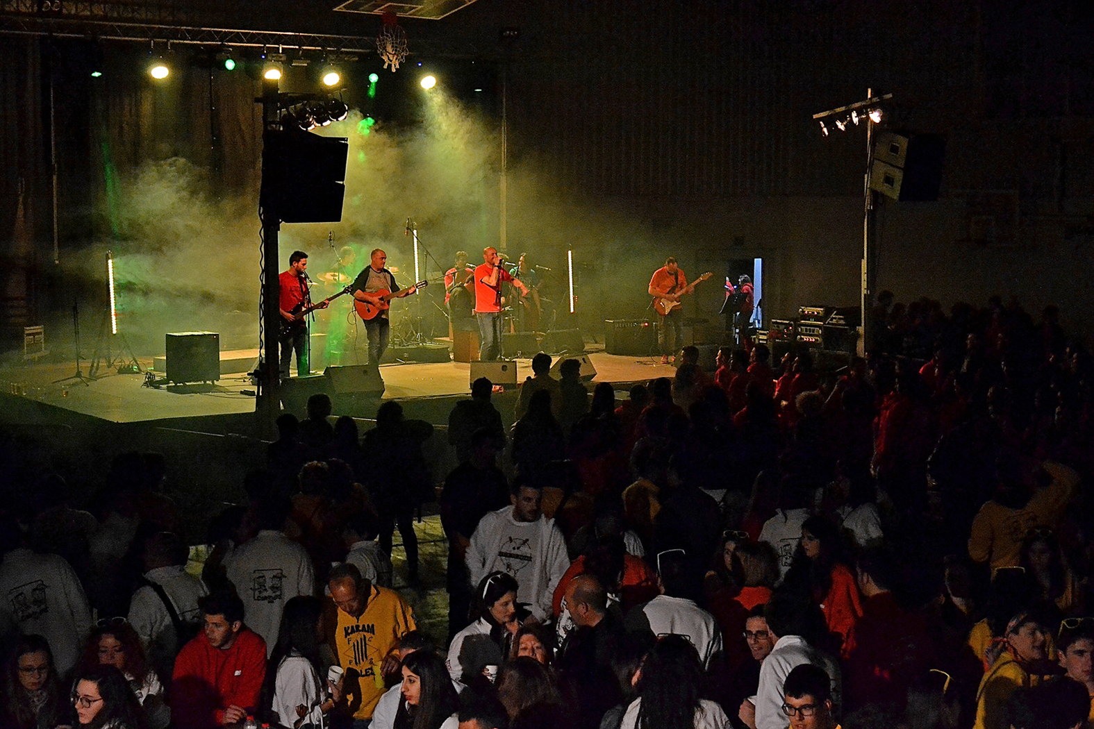 Concert del grup YerbagÃ¼Ã© durant la festa de l'SPOK - MarÃ§ de 2016.