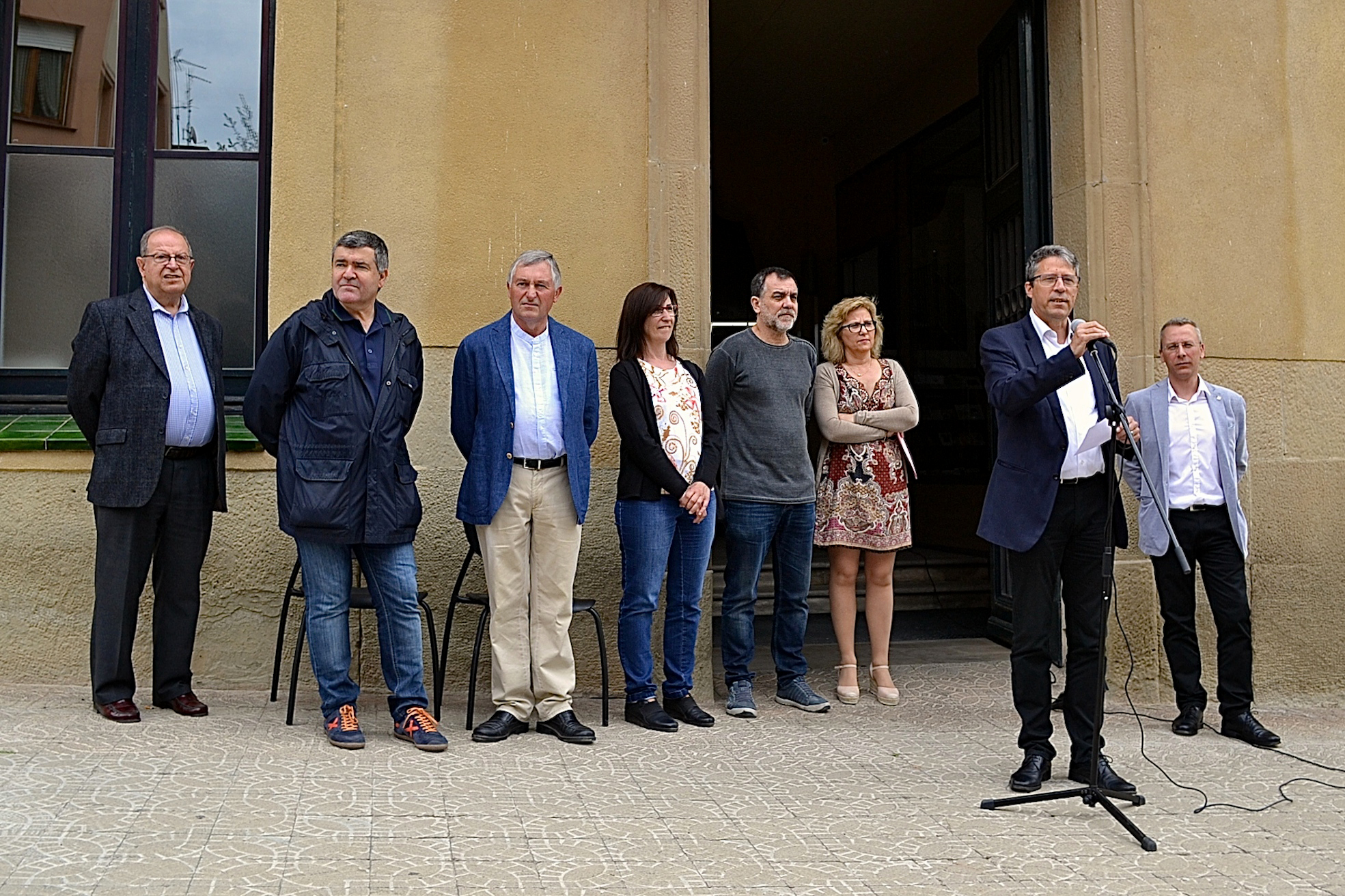Parlament de l'alcalde Josep Maria Canudas en l'acte d'inici de les Caramelles de SÃºria - Abril de 2017.