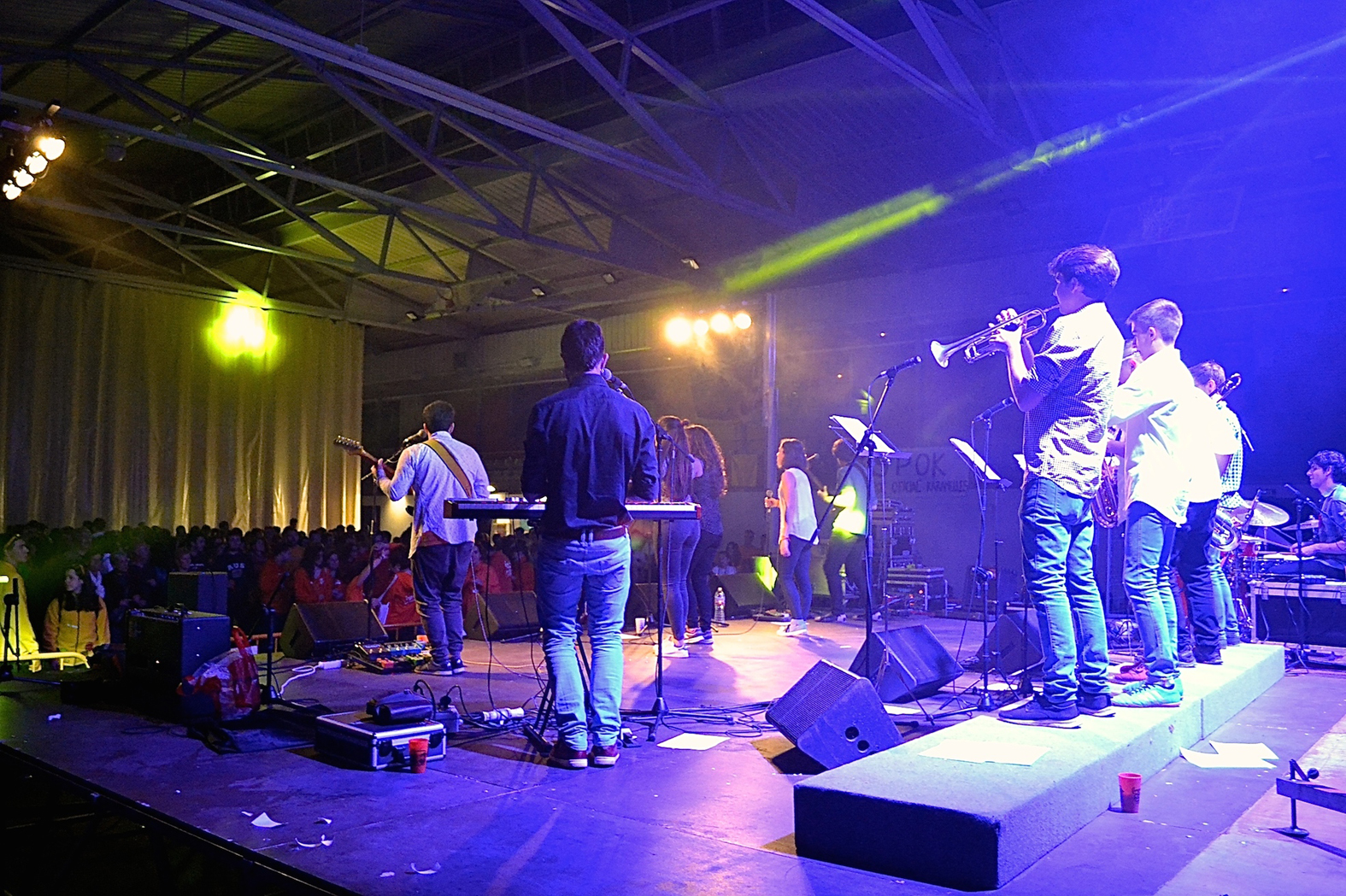 Imatge del concert del SPOK, celebrat al PavellÃ³ Municipal d'Esports - Abril de 2017.