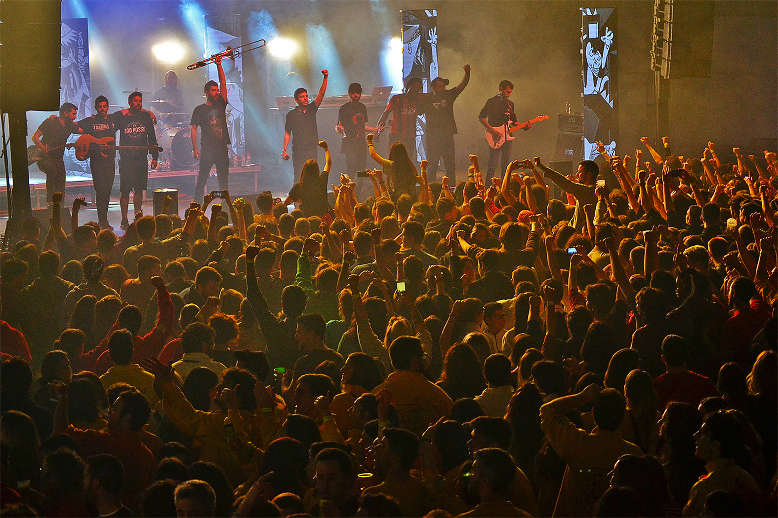 Concert del grup La RaÃ­z al PavellÃ³ Municipal d'Esports - Abril de 2018.