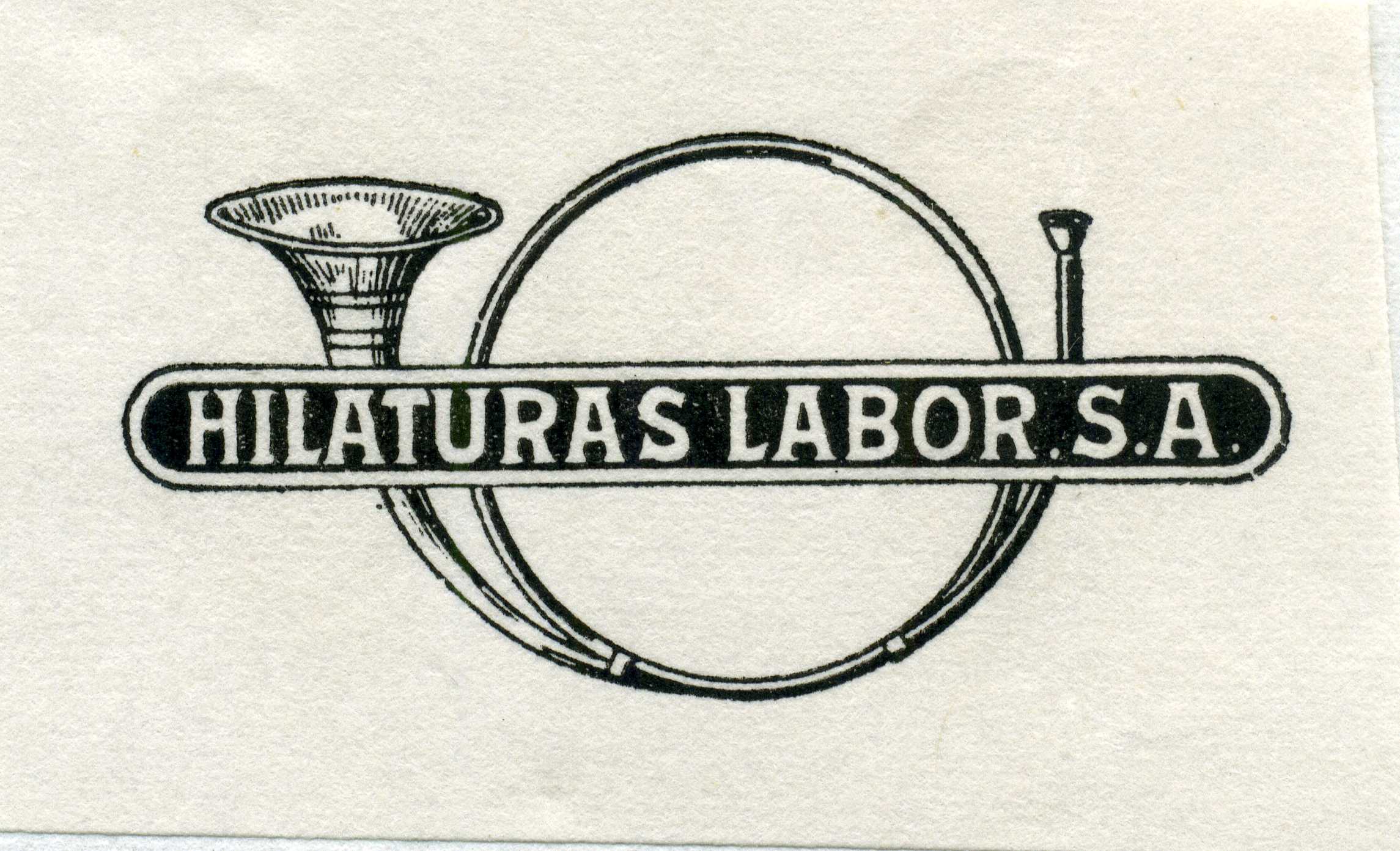 Sense data - Logotip de la marca 'Hilaturas Labor' de la fÃ brica tÃ¨xtil Cal Jover (font: llibre 'FÃ briques de riuâ€™ dâ€™Albert FÃ brega, Ramon Fons i Ester Llobet).