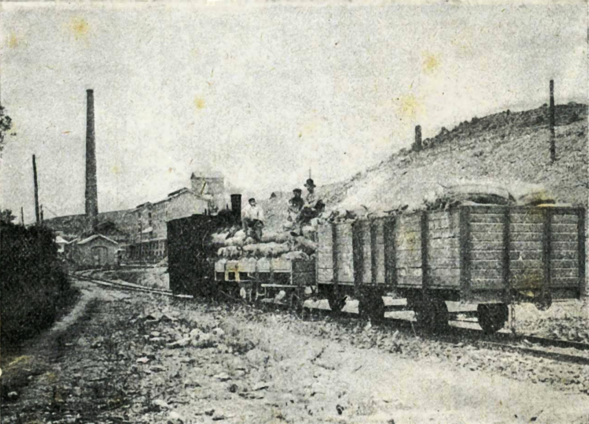 Sense data - Transport ferroviari de la producciÃ³ de la mina de potassa (font: llibre 'Cum grano salis. La sal i la potassa a SÃºria (1185-1982)' d'Albert FÃ brega i Enfedaque).
