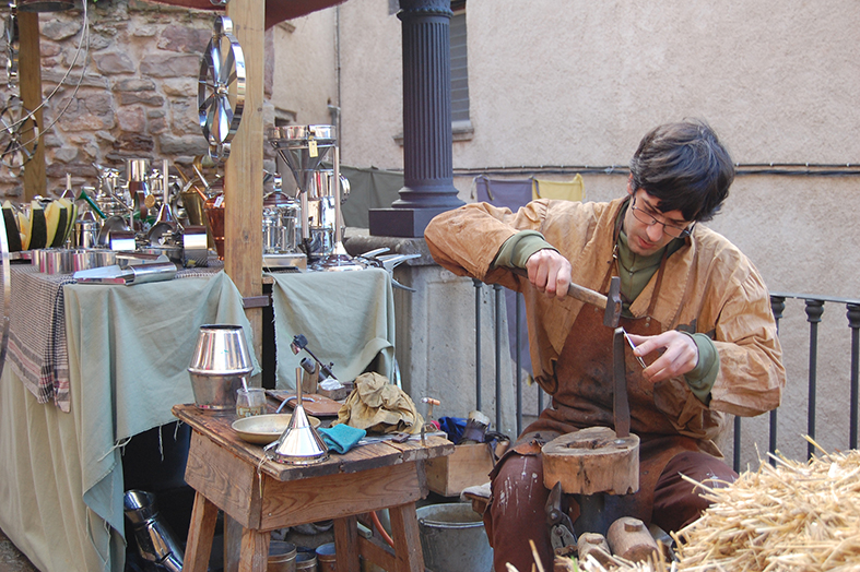 ArtesÃ  de la 7a Fira Medieval d'Oficis - Novembre de 2008.
