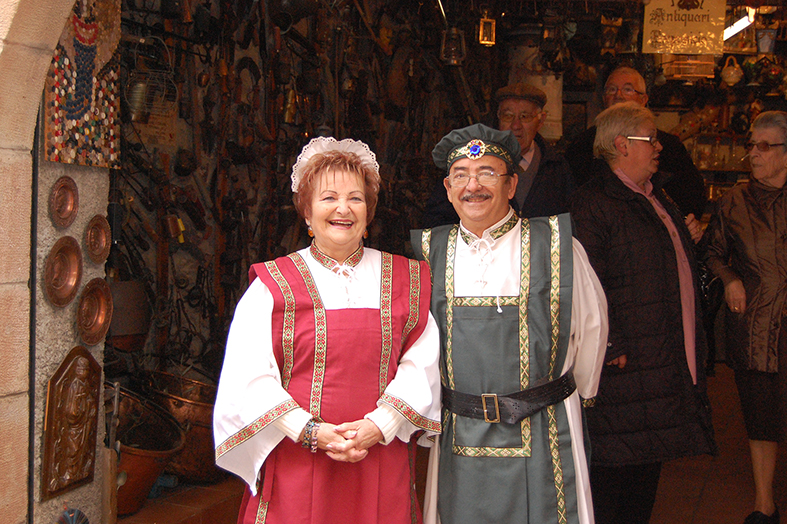 Personatges de la 7a Fira Medieval d'Oficis - Novembre de 2008.