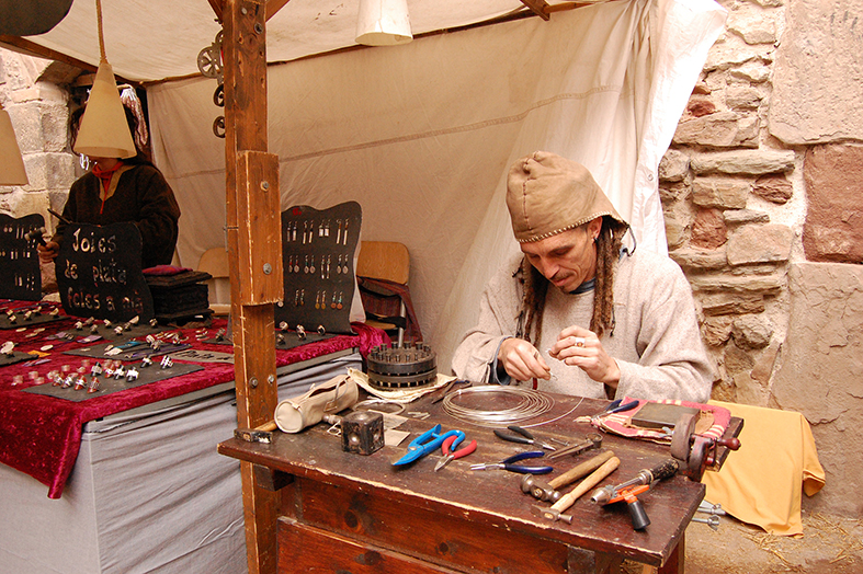ArtesÃ  de la 7a Fira Medieval d'Oficis - Novembre de 2008.