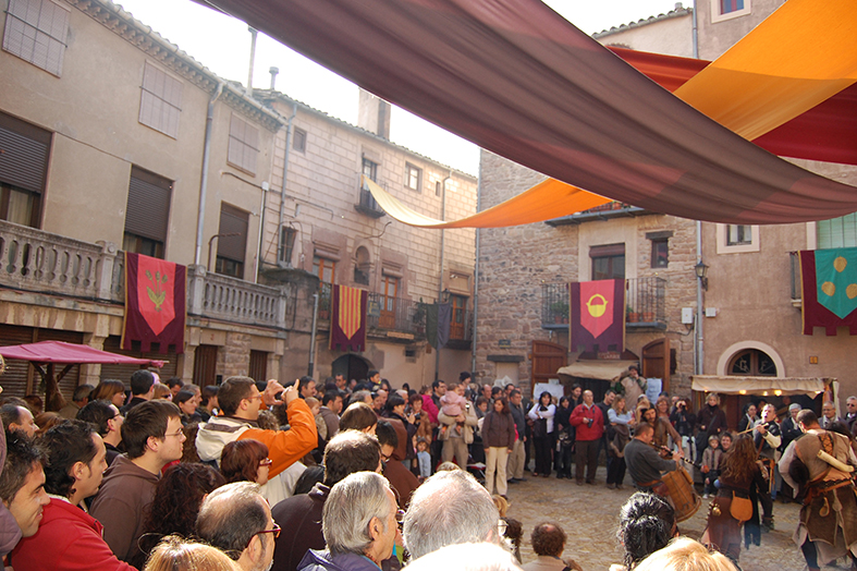 ActuaciÃ³ dels Berros de la Cort durant la 7a Fira Medieval d'Oficis - Novembre de 2008.