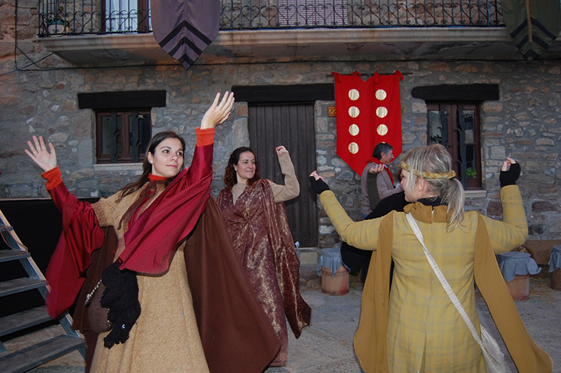 ActuaciÃ³ de la 7a Fira Medieval d'Oficis - Novembre de 2008.