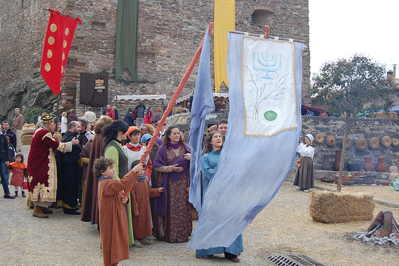 Espectacle de la 7a Fira Medieval d'Oficis - Novembre de 2008.