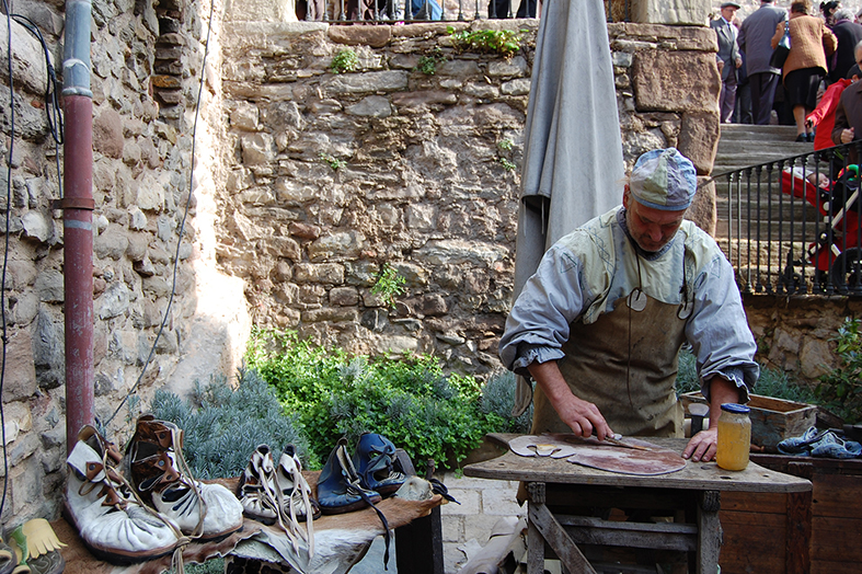ArtesÃ  de la 7a Fira Medieval d'Oficis - Novembre de 2008.