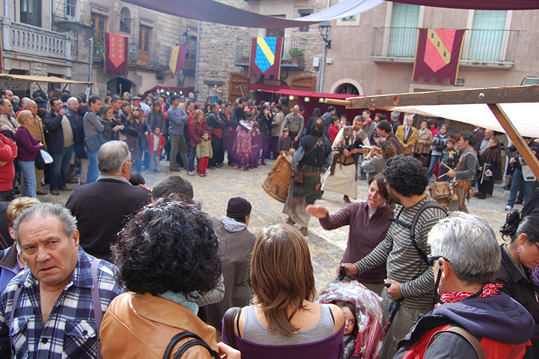 Ambient de la 8a Fira Medieval d'Oficis - Novembre de 2009.