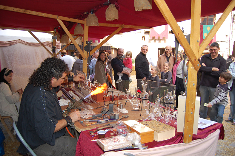 ArtesÃ  de la 9a Fira Medieval d'Oficis - Novembre de 2010.