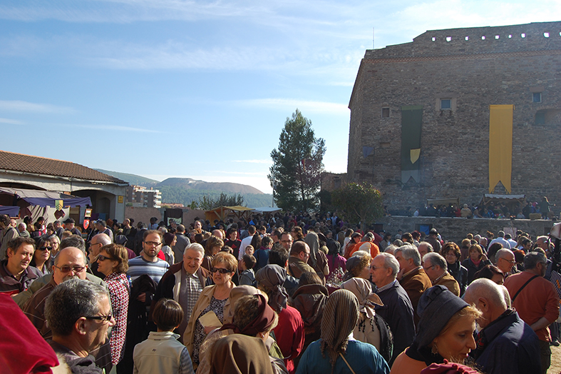 Ambient de la 9a Fira Medieval d'Oficis - Novembre de 2010.