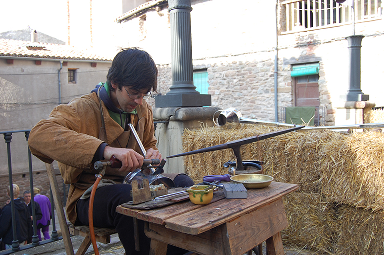 ArtesÃ  de la 9a Fira Medieval d'Oficis - Novembre de 2010.