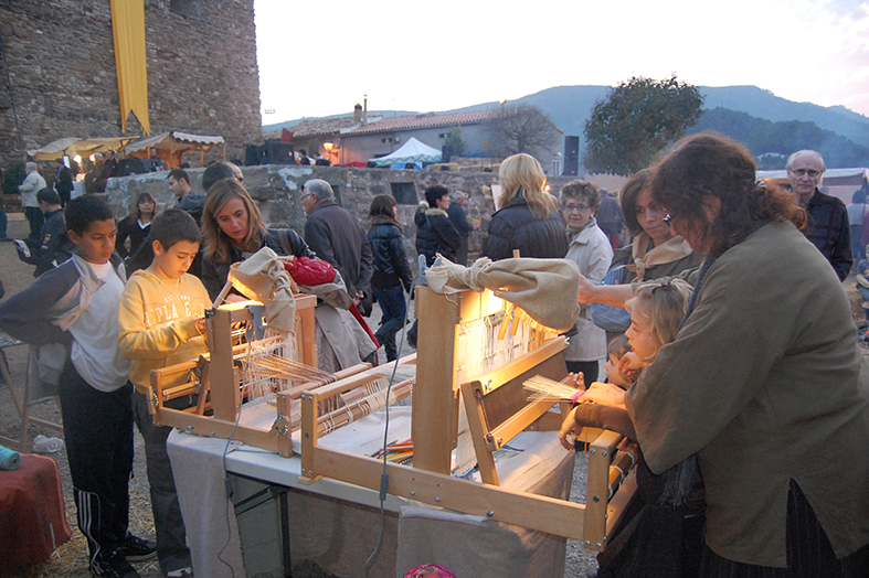 Taller de la 9a Fira Medieval d'Oficis - Novembre de 2010.